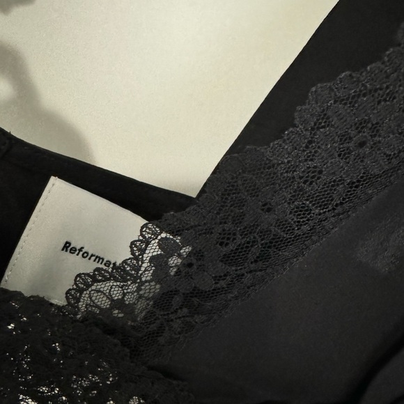 NWOT Reformation Provence Dress Black🖤 - Picture 6 of 7